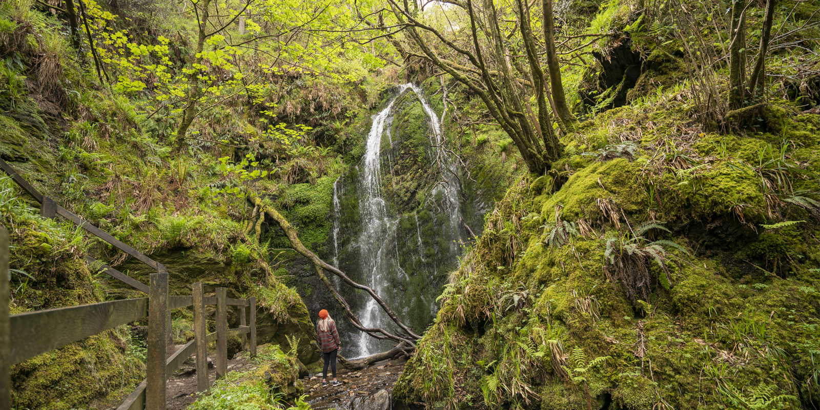 Dhoon Glen on the Isle of Man in autumn